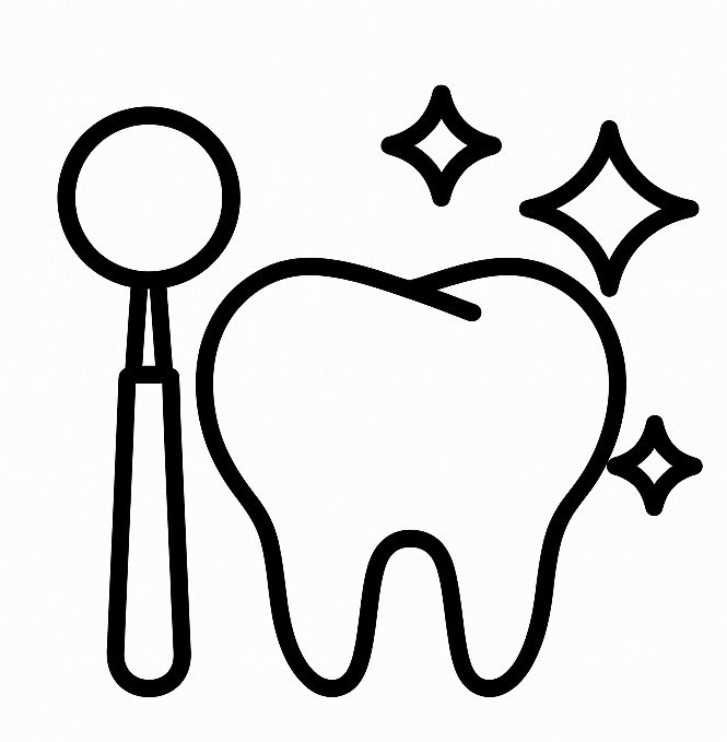 Estética: Harmonização do sorriso por meio de técnicas como resinas, contorno estético e cuidados personalizados com dentes e gengivas.